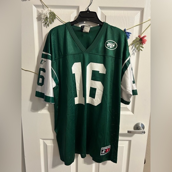 Vintage LogoAthletic New York Jets VINNY TESTAVERDE Jersey #16 - L - Picture 3 of 15